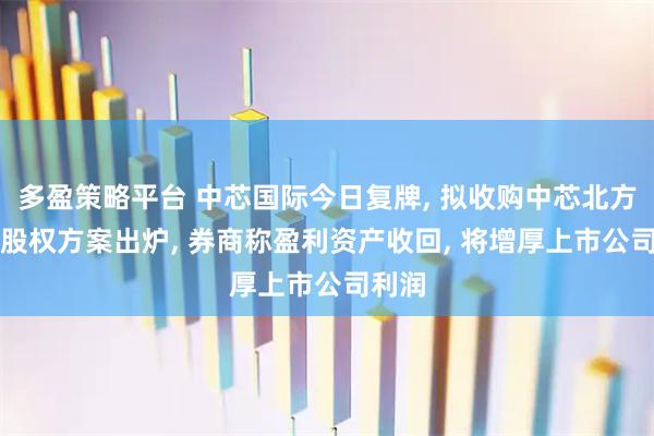 多盈策略平台 中芯国际今日复牌, 拟收购中芯北方49%股权方案出炉, 券商称盈利资产收回, 将增厚上市公司利润